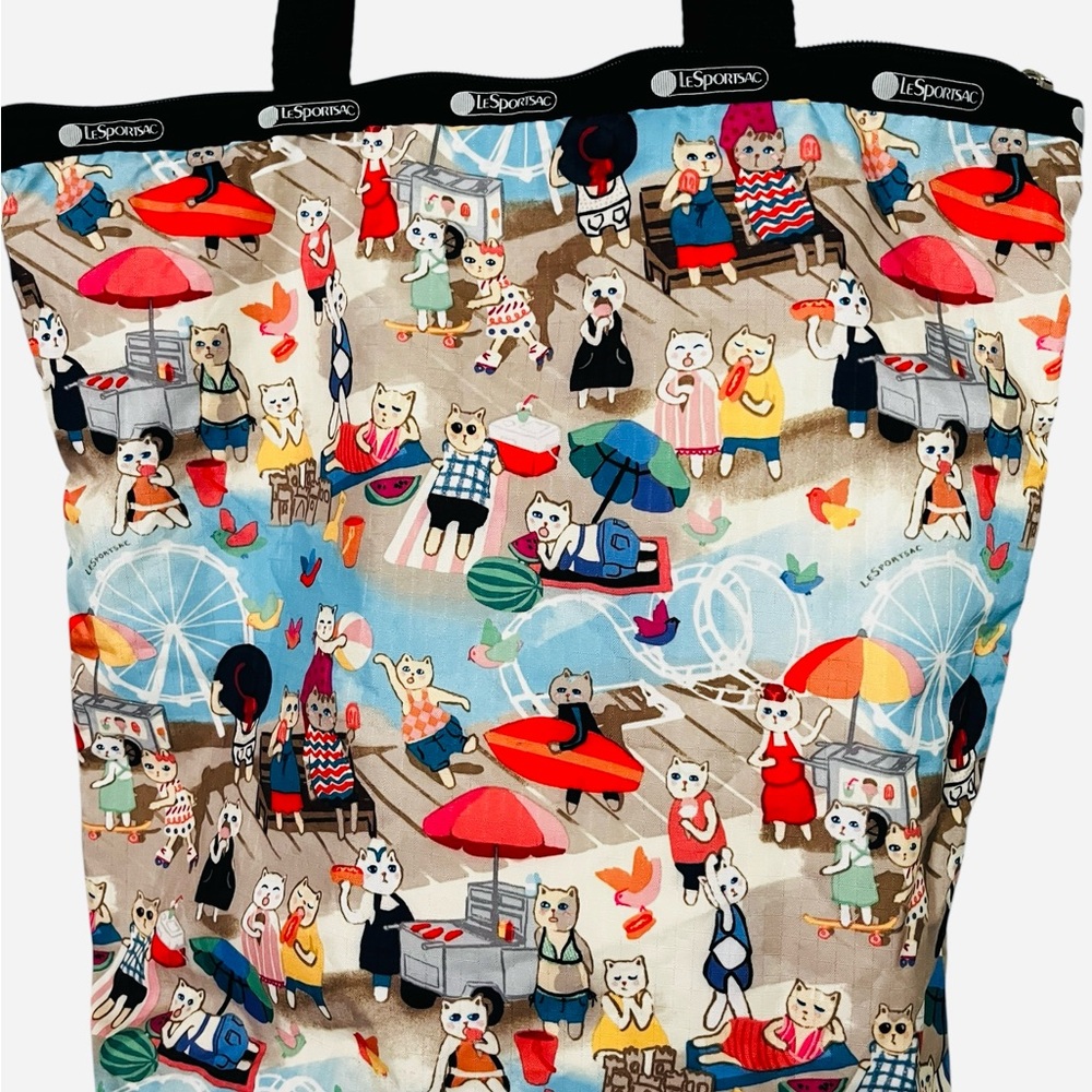 Lesportsac Womens Medium Cat Lovers Tote Bag